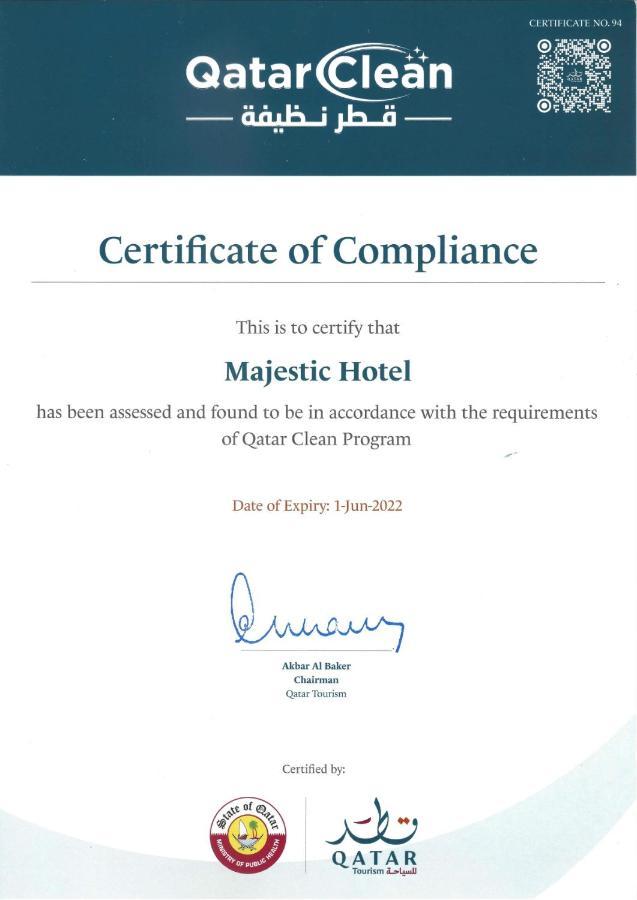 Majestic Hotel Doha Dış mekan fotoğraf